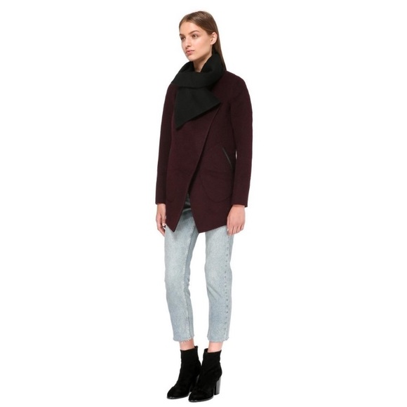 RARE !!! VAYNA REVERSIBLE WATERFALL JACKET - sz L - Picture 2 of 13